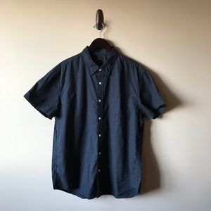 Men’s J.Crew Navy Short Sleeve Button Down